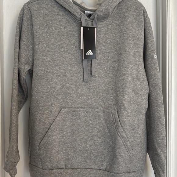 adidas Tops - Adidas Women’s Heather Gray Fleece Hoodie